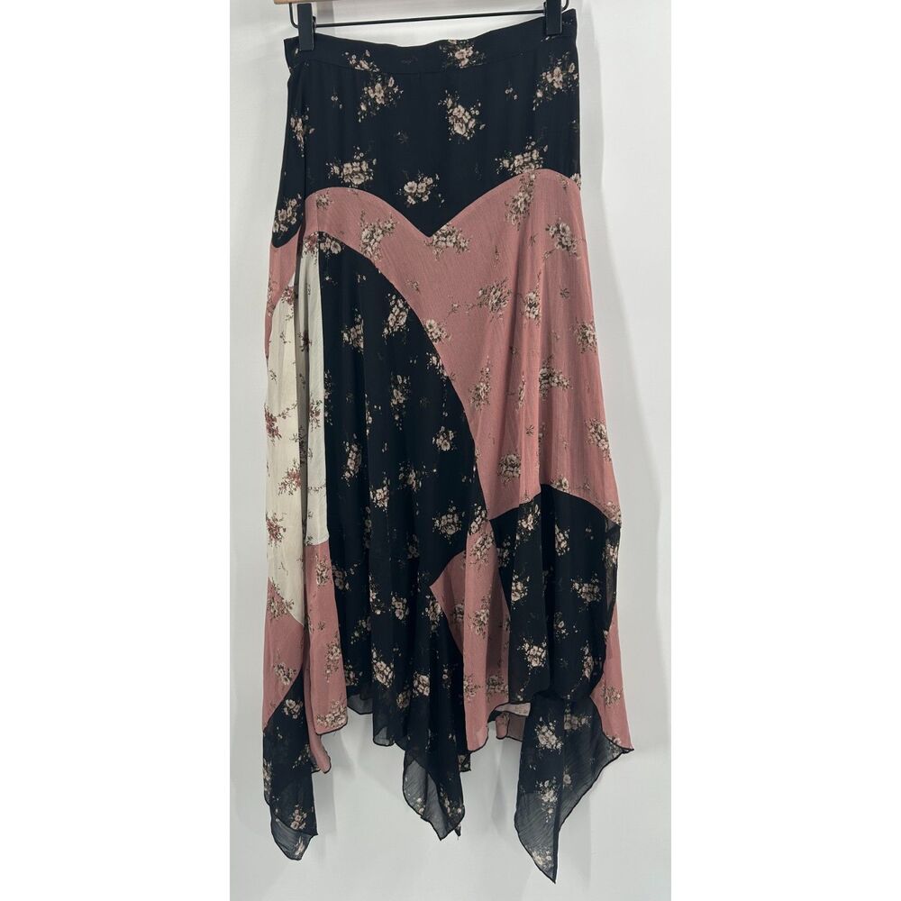 Dolls Kill Widow Leaves Of Fate Maxi Skirt Widow Patchwork Boho Fairy Size S